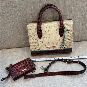 Brahmin | Anywhere Macaw Small Satchel + Debra Wallet
